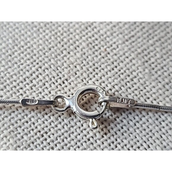 Italian 925 Sterling Silver Starfish Pendant Necklace Vintage, READ Description - Picture 6 of 10